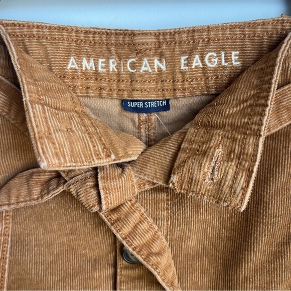 American Eagle Outfitters Corduroy A Line Belted Skirt Womens 12 - Picture 4 of 7